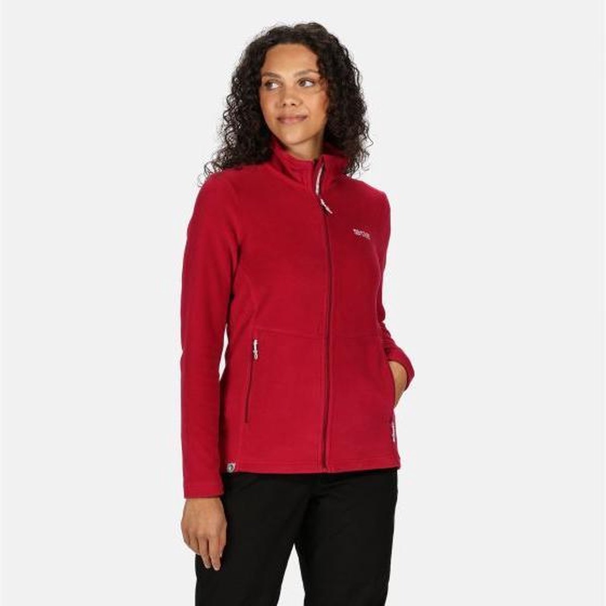 Floreo III wandelfleece met een gemiddeld gewicht en rits over de volle lengte van Regatta voor dames met antipluisafwerking