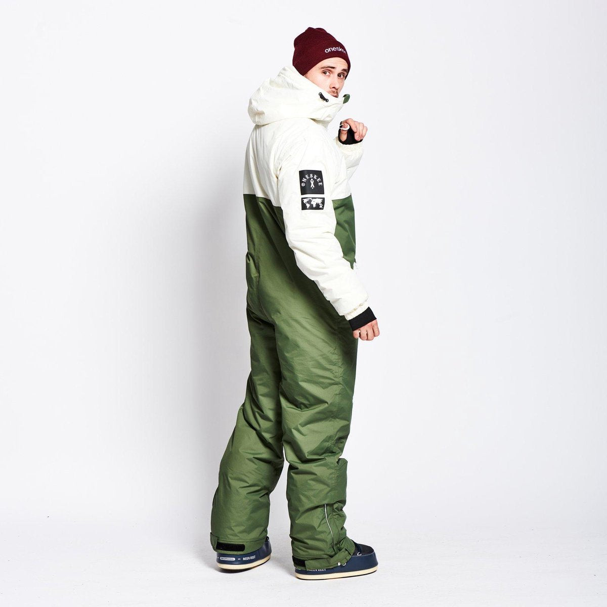 Oneskee skipak heren Olive / white L