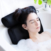 Badkussen Noble Wellness - Home Spa Kussen voor in Bad  -  Rug en Nekkussen - Premium Zwart
