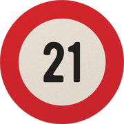 Bierviltjes 21 jaar | Bierviltjes 20 stuks | Bierviltjes verjaardag| Bierviltjes gefeliciteerd