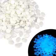Glow In The Dark Stenen | Decoratie Stenen | Pebbles | Aquarium Steentjes | Tuin Stenen | WIT | 30 Stuks