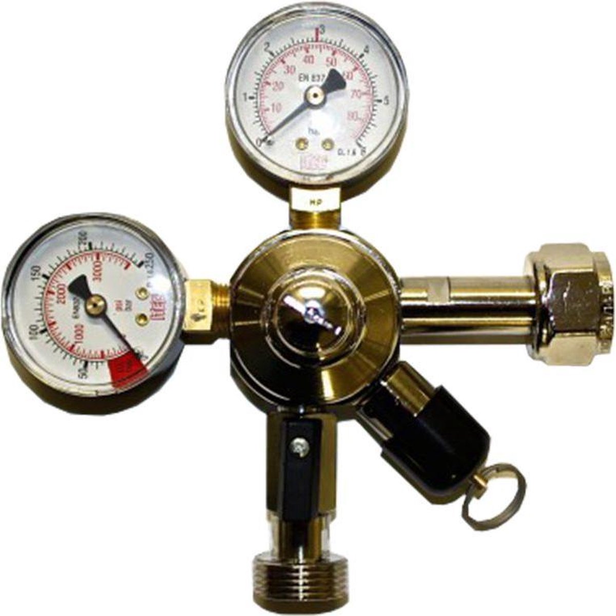 Drukregelaar 1-regelig CO2 voor biertapsysteem 3bar - Major