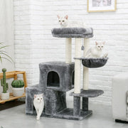 TBG Huisdier Krabpaal Condo Huis Scratcher Krabpaal Klimboom Speelgoed voor Kat Kitten Beschermende Meubels AMT0060GY