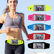 Sport Heupband - Hardloopband - Sportband - Hardloop Riem Met Smartphone Houder - 4.7 Inch Zwart - Siston®