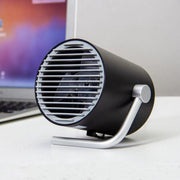 MikaMax USB Ventilator Touch - Ventilator - Mini Ventilator - Bureau Ventilator - 2 Ventilatie Standen - Zwart