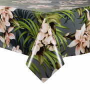 MixMamas Tafelzeil - 140 x 250 cm - Hibiscus - Petrol Blauw