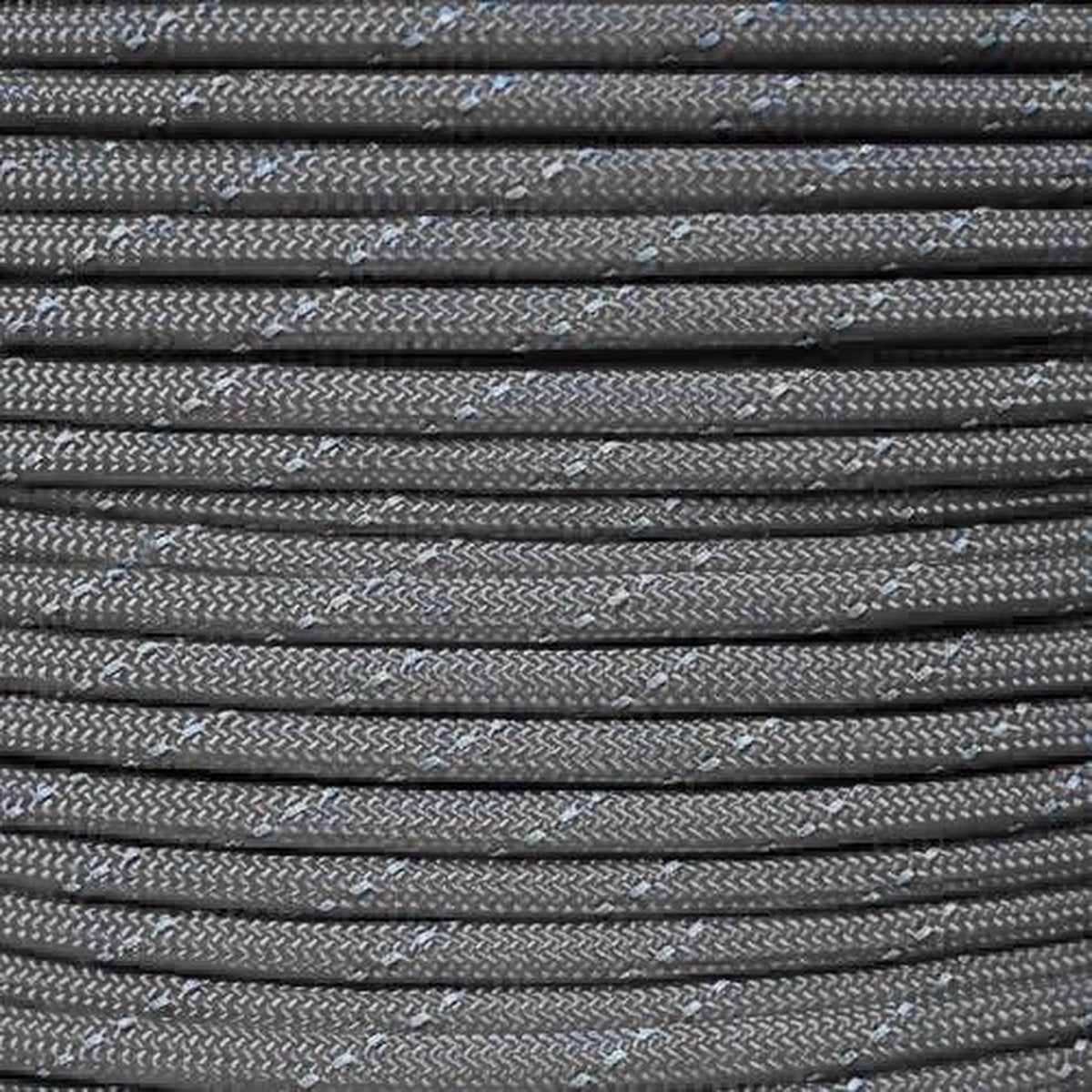 Rol 100 meter - Grijs Reflecterend Paracord 550 - #59