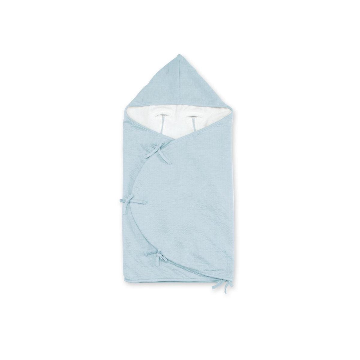 BEMINI  MINI NEST 0-4m blauw grijs Breeze Tetra jersey