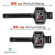 #DoYourFitness - Sportarmband - »RunnerMan« - Hardlooparmband voor telefoon - MEDIUM 60 cm - groen
