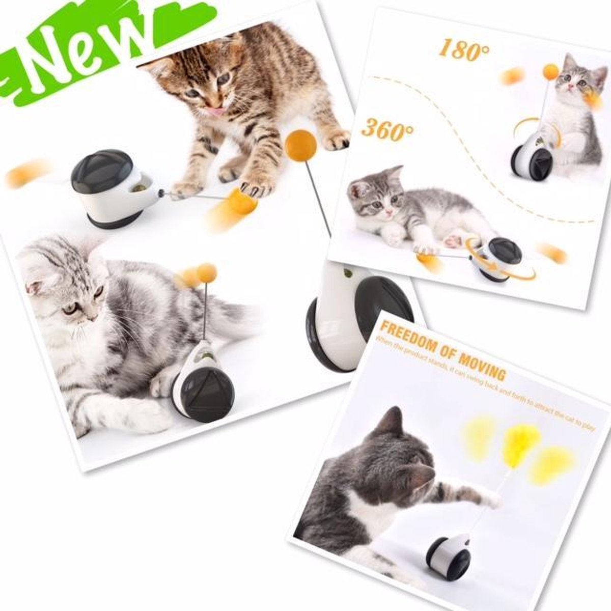 KattenRobot speelgoed system ✅Activiteit en interactief