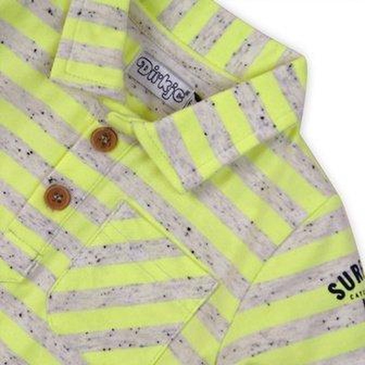 Dirkje Polo Neon Yellow Maat 68