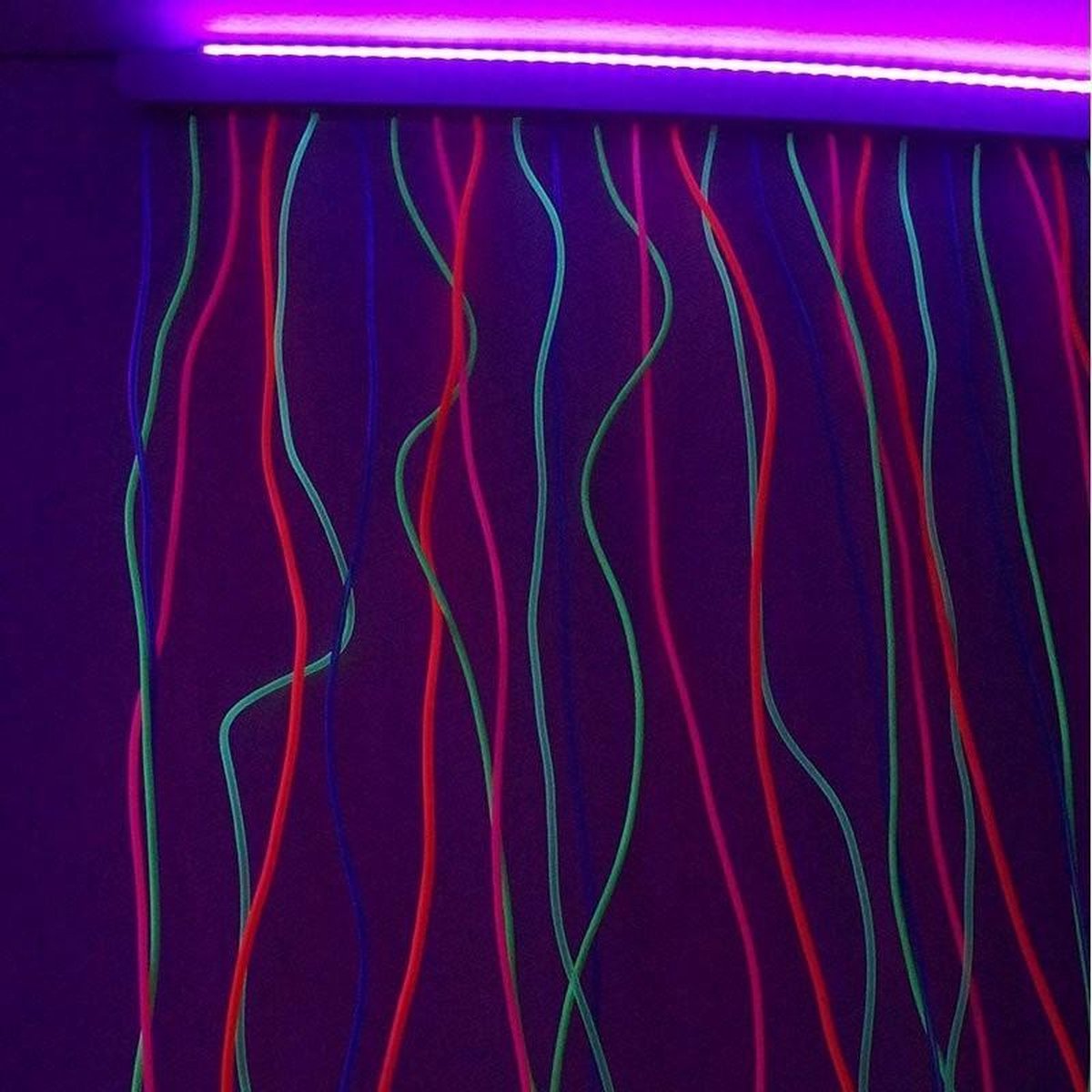 UV-spiegel met strengen - 100 x 70 cm
