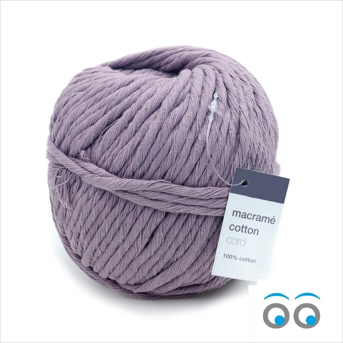 150 meter Macramé touw - lila - paars