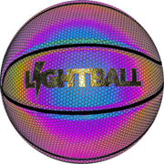 Lightball™ Lichtgevende Basketbal - Basketbal - Holografisch - Reflecterende - Maat 7 - Bal - Wit/Zwart/Roze/Blauw/Geel - Cadeau