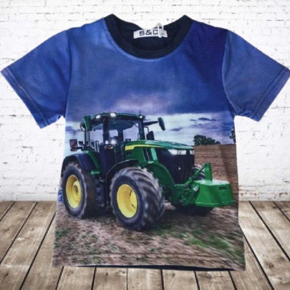 S&C Trekker shirt John Deere H109 - 146/152