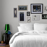 Dekbedovertrekset katoen 140 x 200/220 (01) white uni Damai