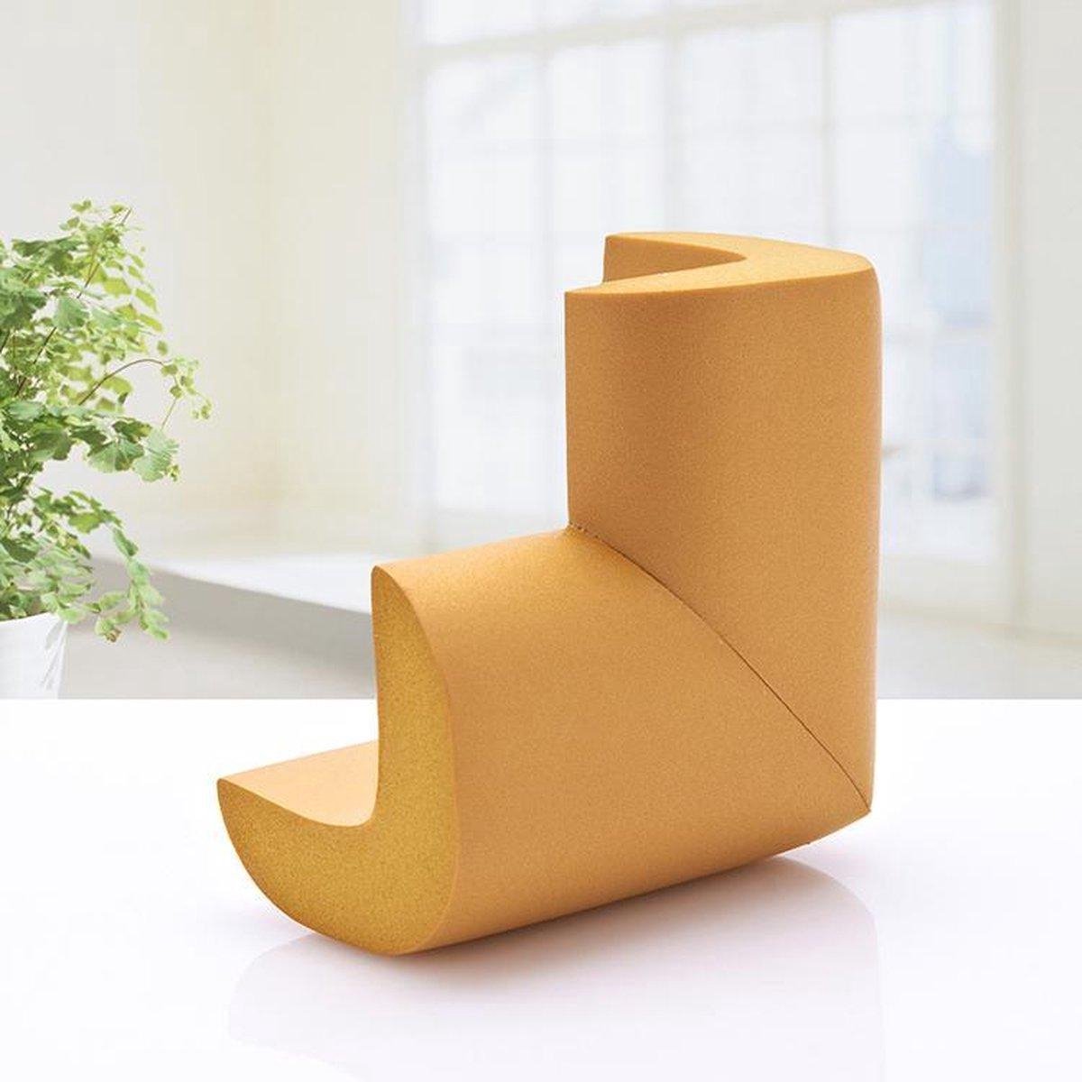 Hoekbeschermer | Baby hoekbeschermers| Tafel| Foam Bruin | 12 Stuks