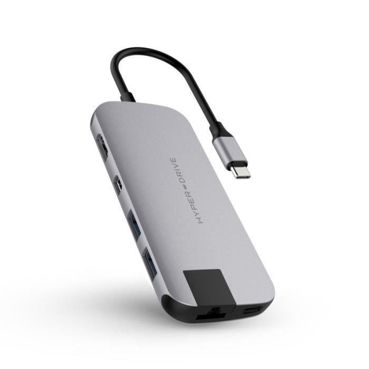 Hyper Slim 8-in-1 USB-C Hub - Space gray