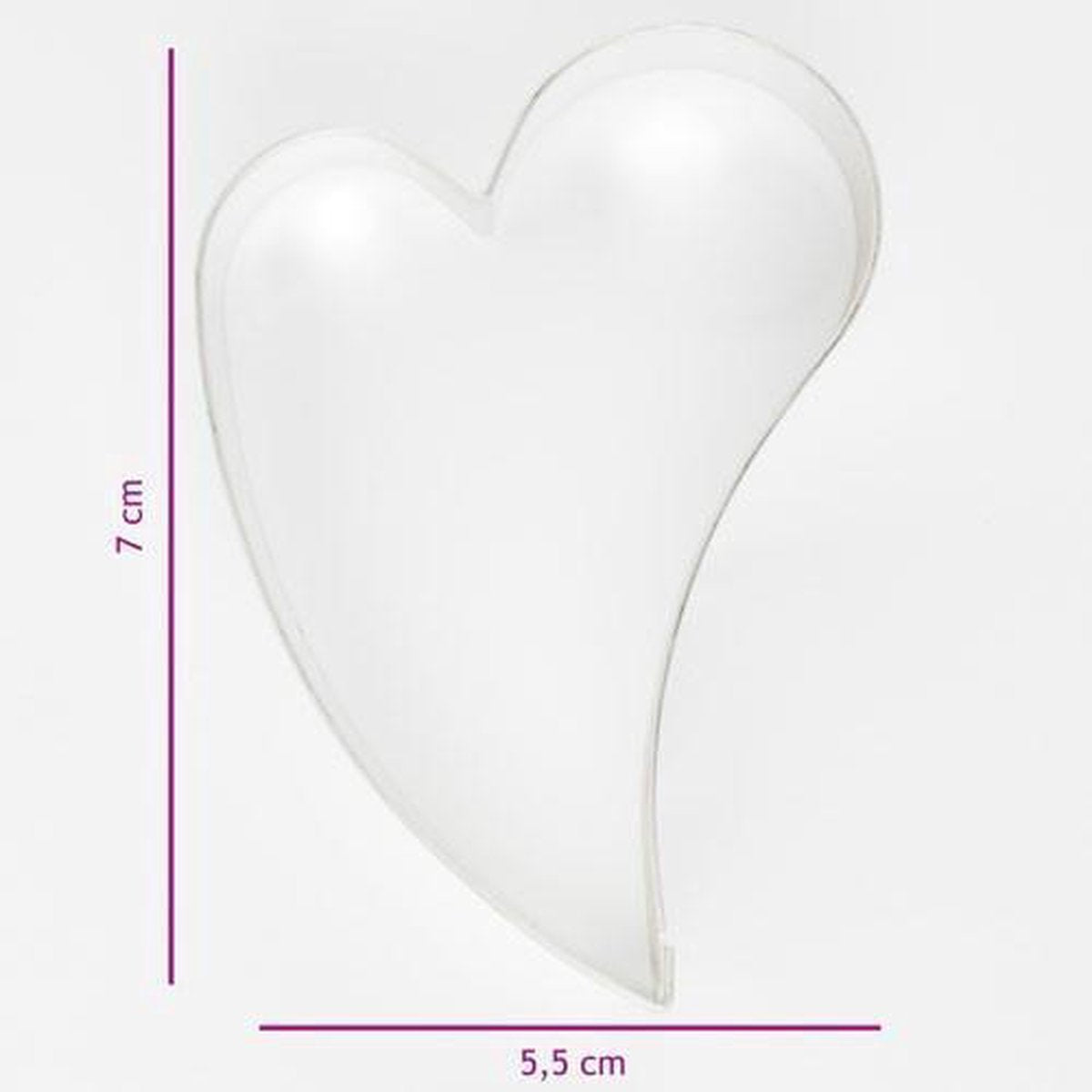 Koekjes Uitsteker Sierlijk Hart 7 cm