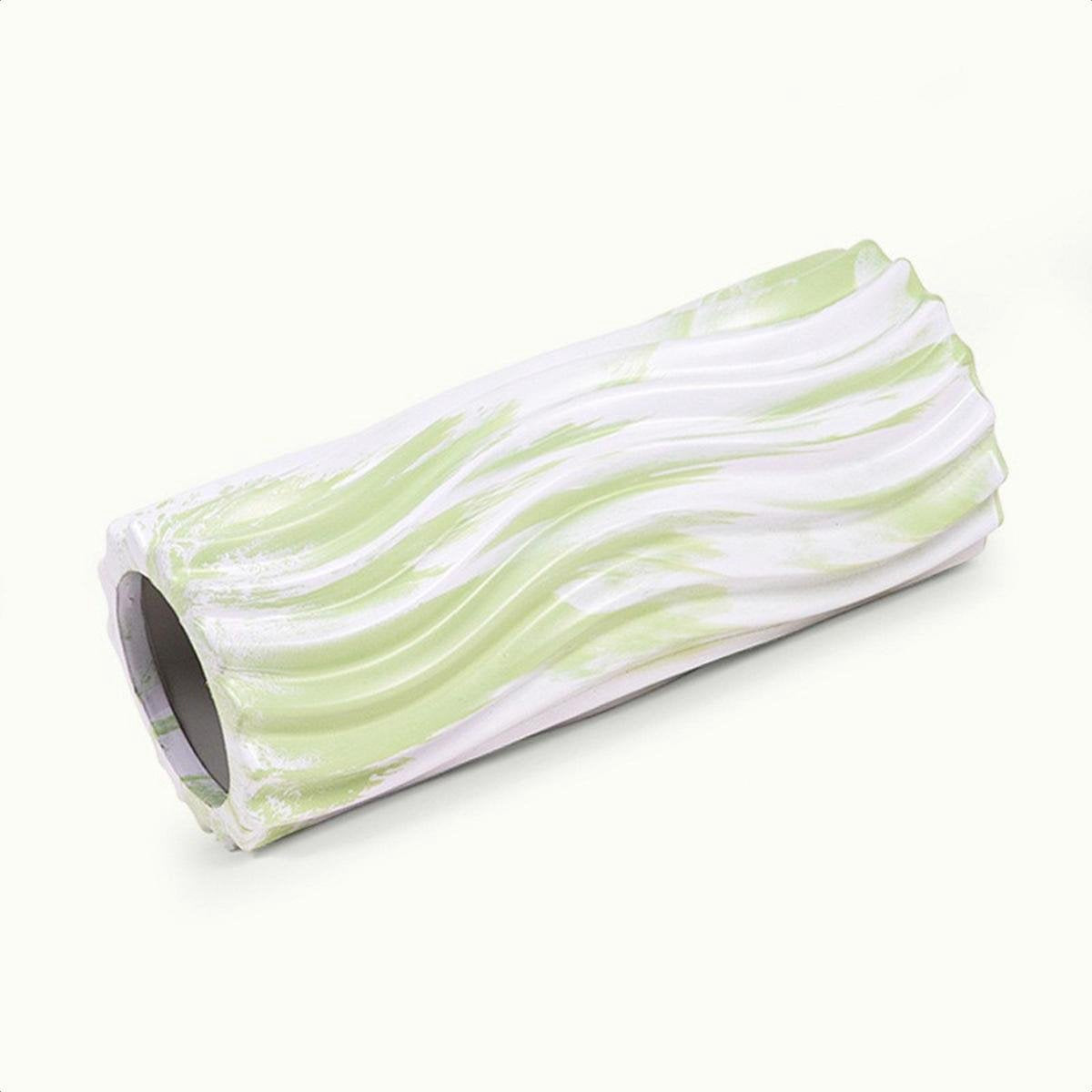 Marrald Foam Roller Waves - Groen Wit - grid trigger point massage