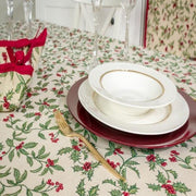 Placemat - luxe gobelinstof - Christmas Berries - All over - Kerst - 45x40 cm
