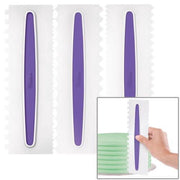 Wilton - Icing Comb - Structuur schrapers voor taarten - Set/3