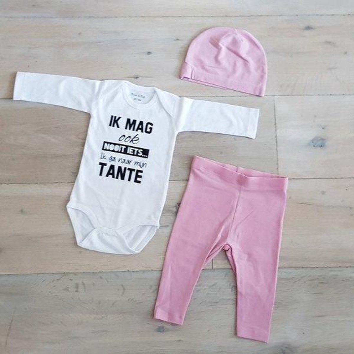 Baby cadeau geboorte meisje jongen set met tekst aanstaande zwanger kledingset pasgeboren unisex Bodysuit |  babykleding Huispakje | Kraamkado | Gift Set babyset kraamcadeau pakje babygeschenk babygeschenkset kraampakket
