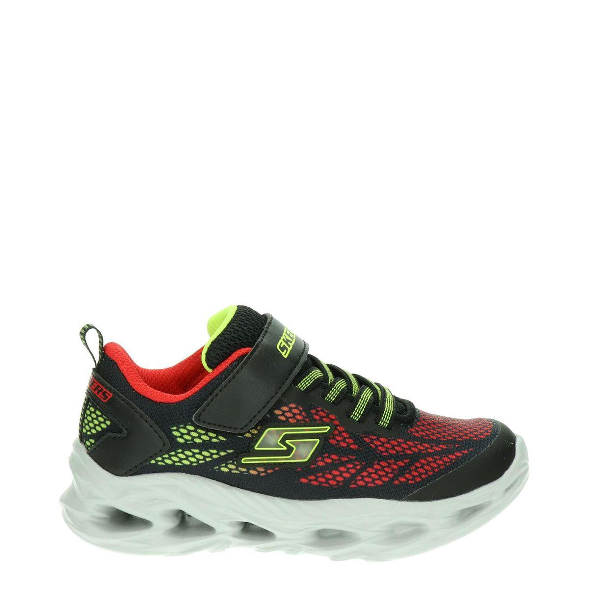 Skechers Vortex Flash Jongens Sneakers - Zwart - Maat 34