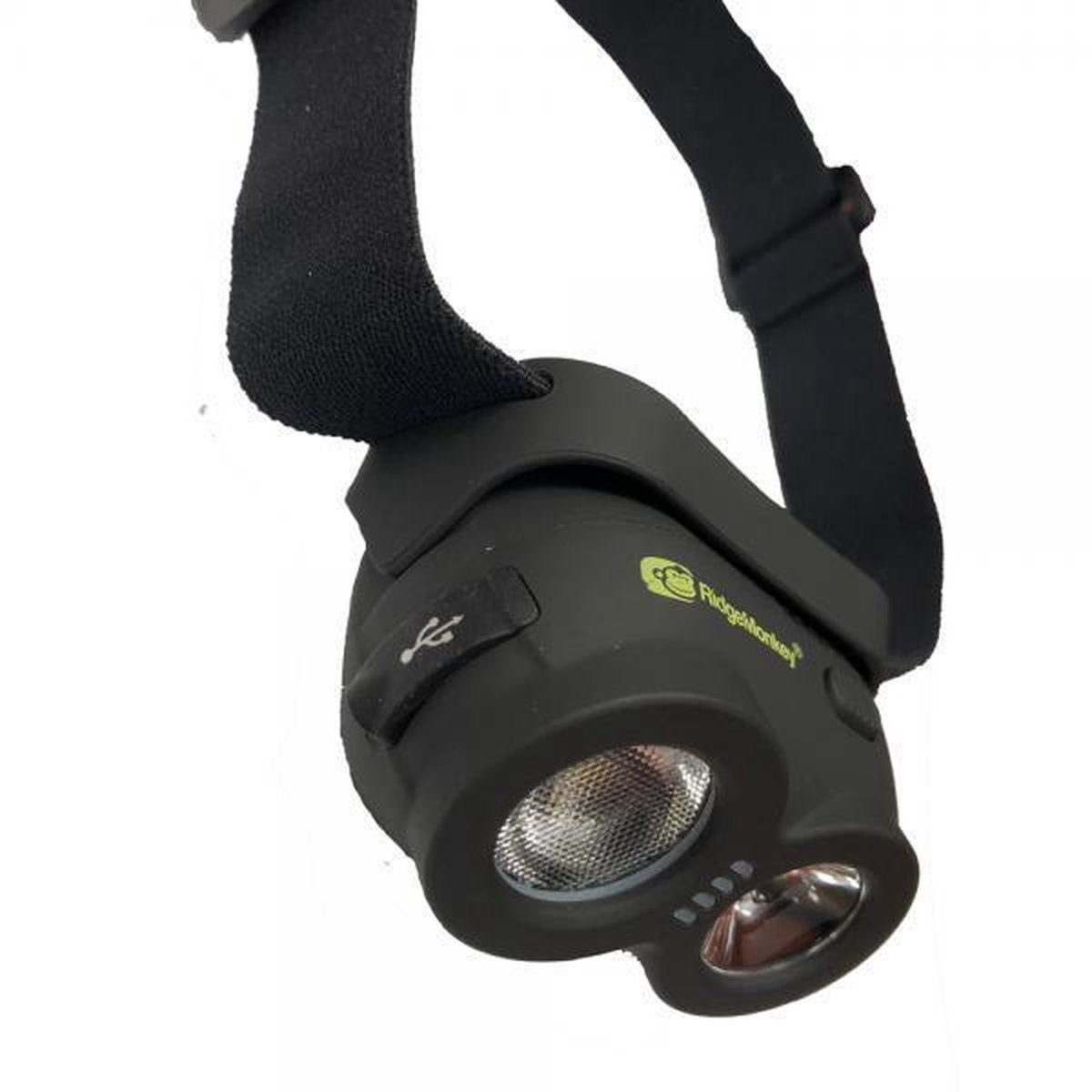 RidgeMonkey VRH150 USB Oplaadbare Hoofdlamp