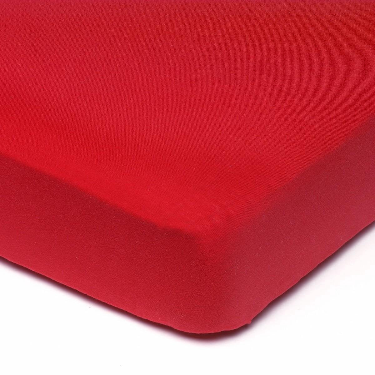 Hoeslaken Jersey ABZ 40x80 cm - Rood