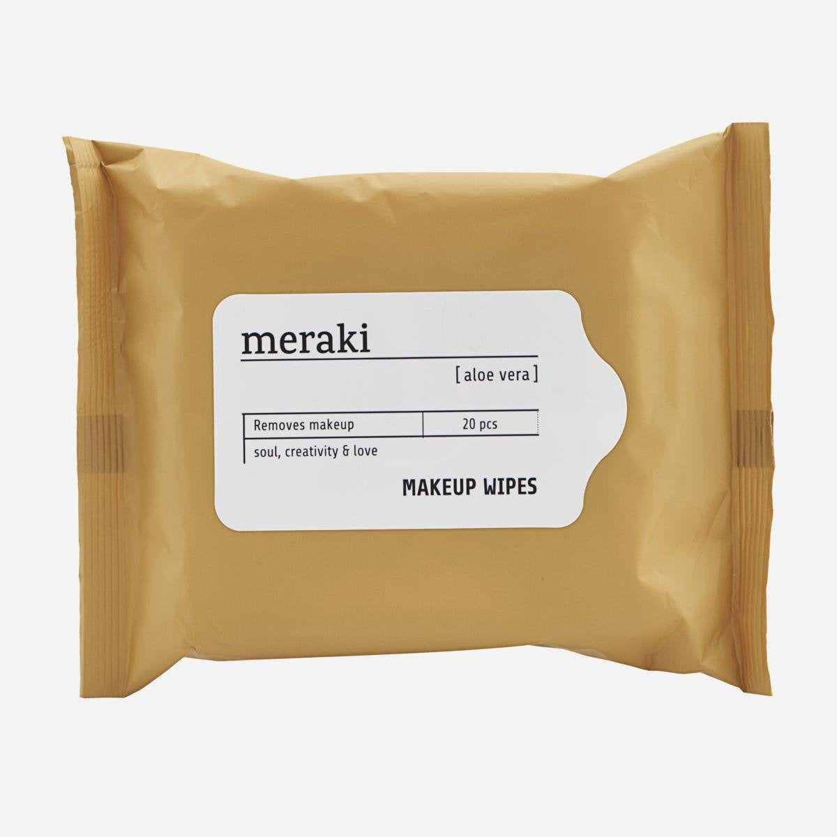 Meraki Make-up doekjes Aloë Vera - 20 stuks - alle huidtypes