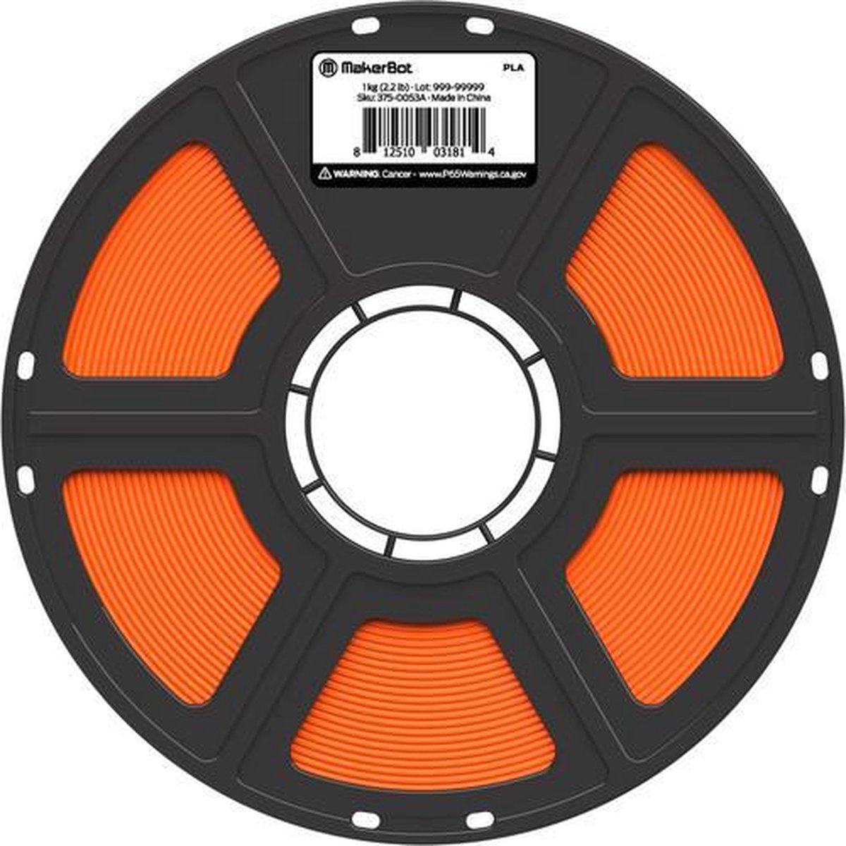 MakerBot Sketch PLA Filament Orange (1kg