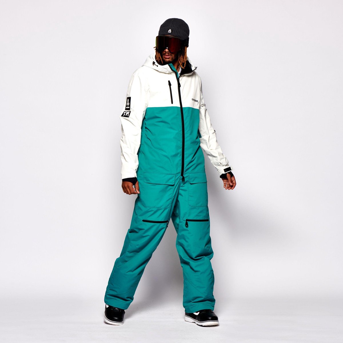 Oneskee Mark V Teal White - XL - Skipak mannen - waterkolom 20