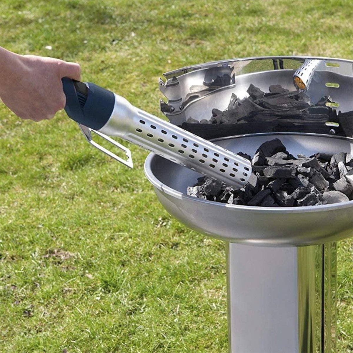 BBQ Aansteker – Elektrisch – Met Thermisch Beveiligingssysteem – Langwerpige Aansteker BBQ – Arclit Houtskool Aansteker