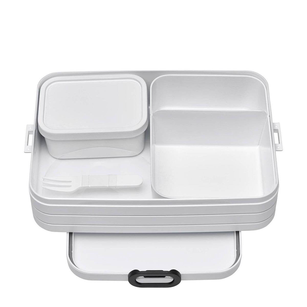 Mepal – Bento lunchbox Take a Break large- inclusief bento box – wit – Lunchbox voor volwassenen