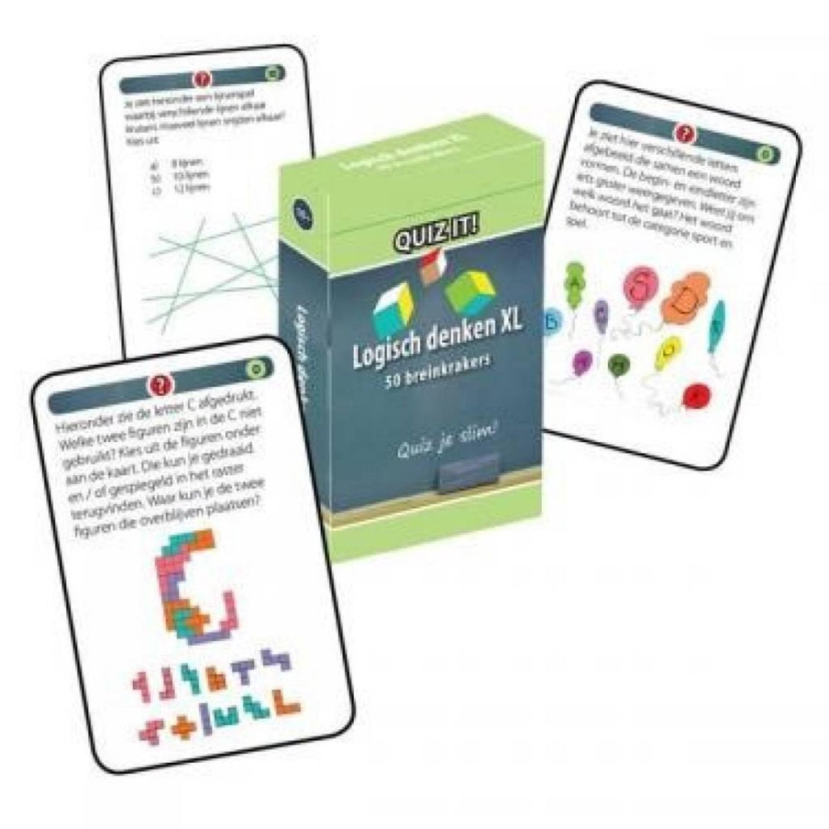 Schoolsupport leerkaarten Quiz it! Logisch denken XL