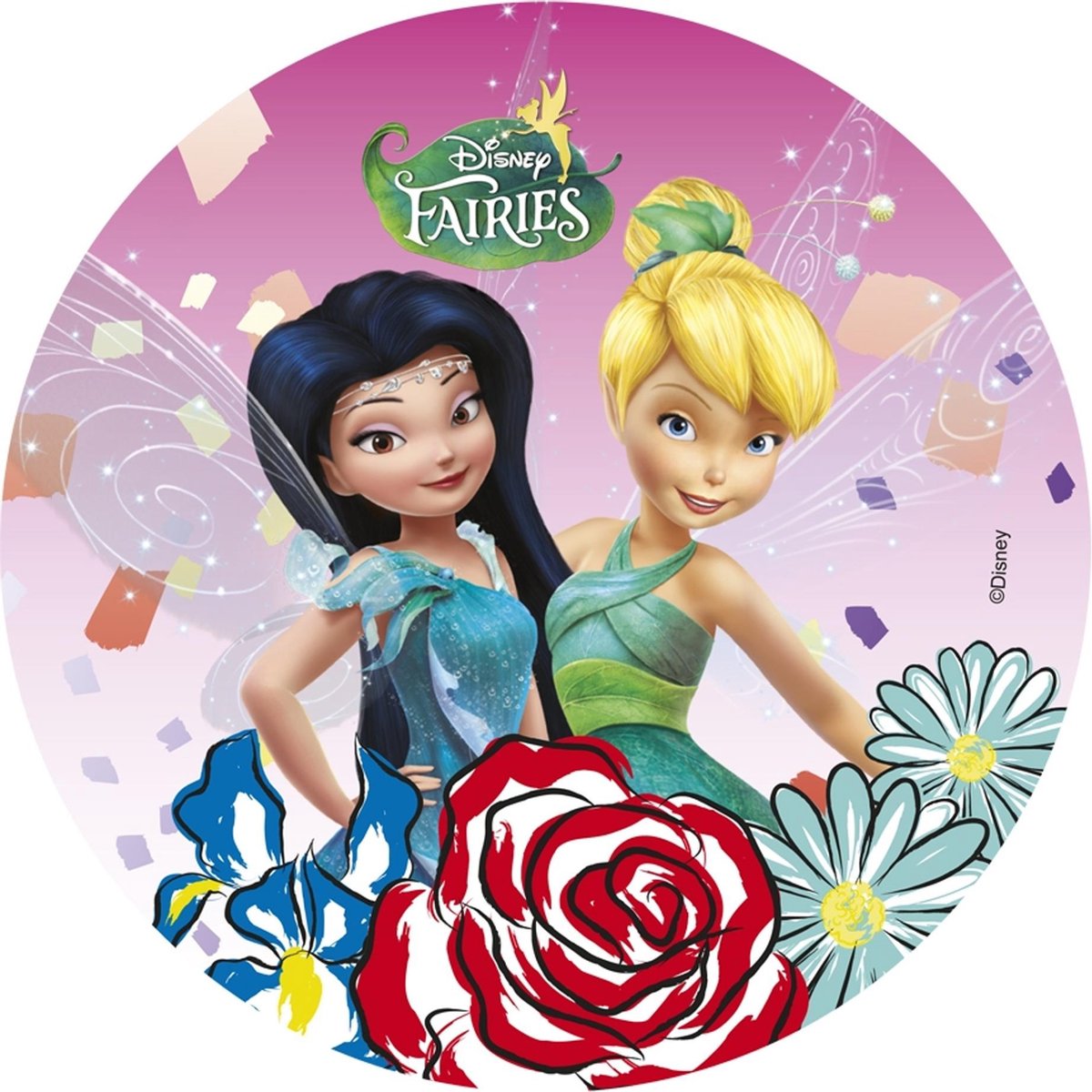 MODECOR - Eetbare taartdecoratie Tinkerbell en Ondine - Decoratie > Taartdecoratie