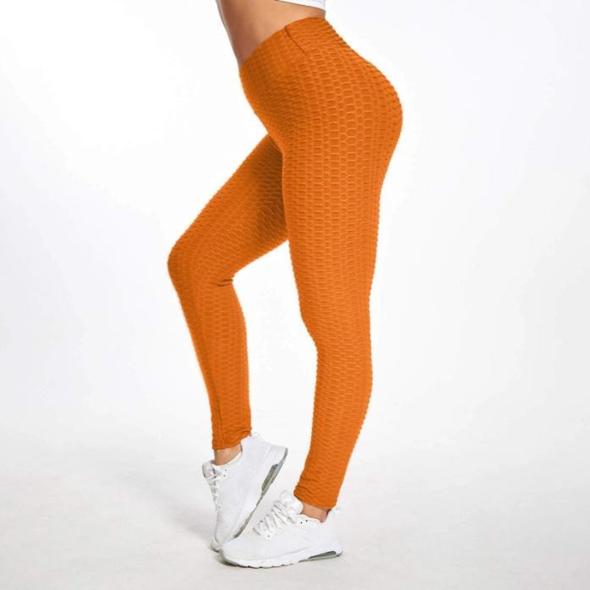 Easylux Fit™ - TikTok Legging - Maat M - Oranje - EK voetbal - Sport Legging - Fitness Legging Dames - Holland - Fitness Kleding - High Waist Yoga Pants -