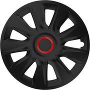 Versaco Stratos RR - Wieldoppen - Zwart - 15 inch - 4 stuks
