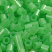 Strijkkralen afm 5x5 mm gatgrootte 2 5 mm groen parelmoer (32240) medium 1100stuks