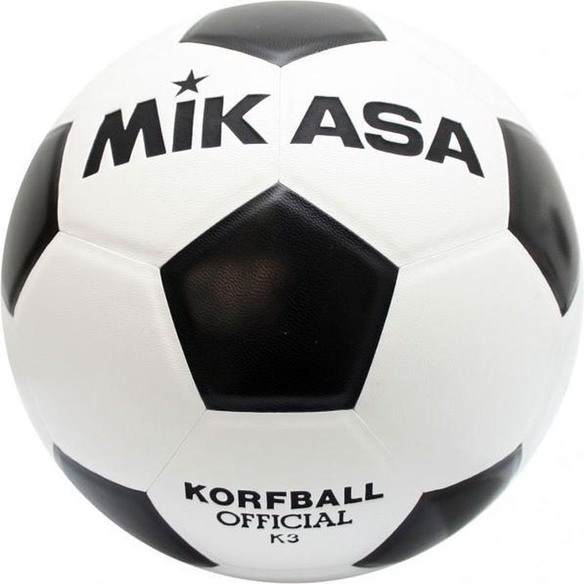 Mikasa K-3 Korfbal - zwart/wit - maat 3