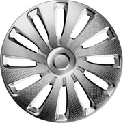 J-Tec Wieldoppen 16 inch Sepang zilver - carbon look