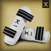 JCalicu Taekwondo-scheenbeschermers JC-Club | WT | wit - Product Kleur: Wit / Product Maat: XL