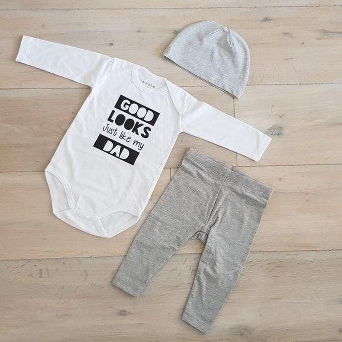 Baby cadeau geboorte meisje jongen set met tekst aanstaande zwanger kledingset pasgeboren unisex Bodysuit |  babykleding Huispakje | Kraamkado | Gift Set babyset kraamcadeau pakje babygeschenk babygeschenkset kraampakket