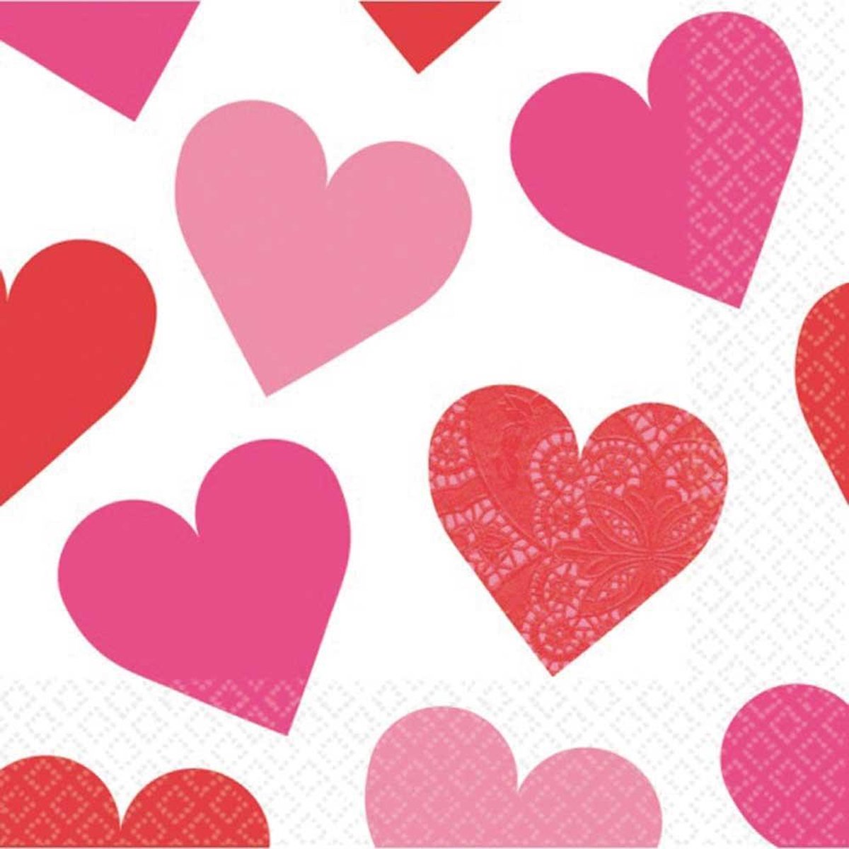 Servetten Key to your heart - 16 stuks