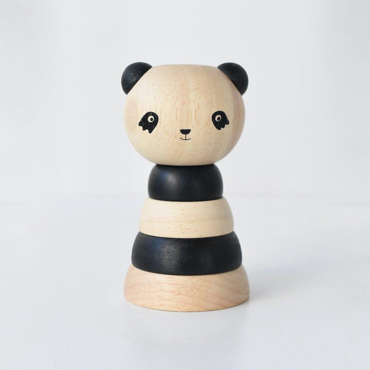 Wee Gallery - Houten panda stapelblokken speelgoed
