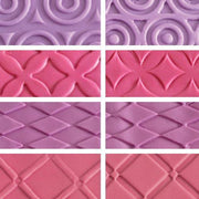 Set van 4 decoratie stempelmatten "Mode" - Decora