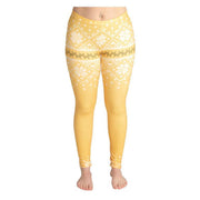 ZUMPREMA - Foute Kerst legging - Okergeel