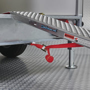 Datona® - Oprijplaat rijplaat - 200 cm - aluminium rijgoot