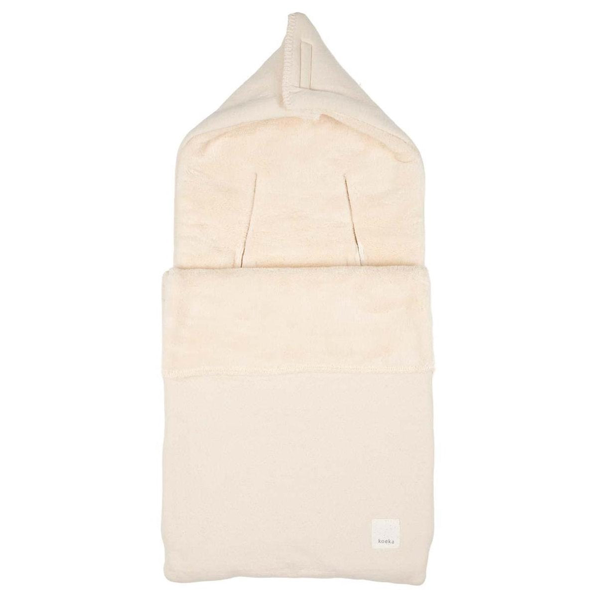 Koeka Voetenzak Runa teddy 0+ (3/5 punts) - warm white